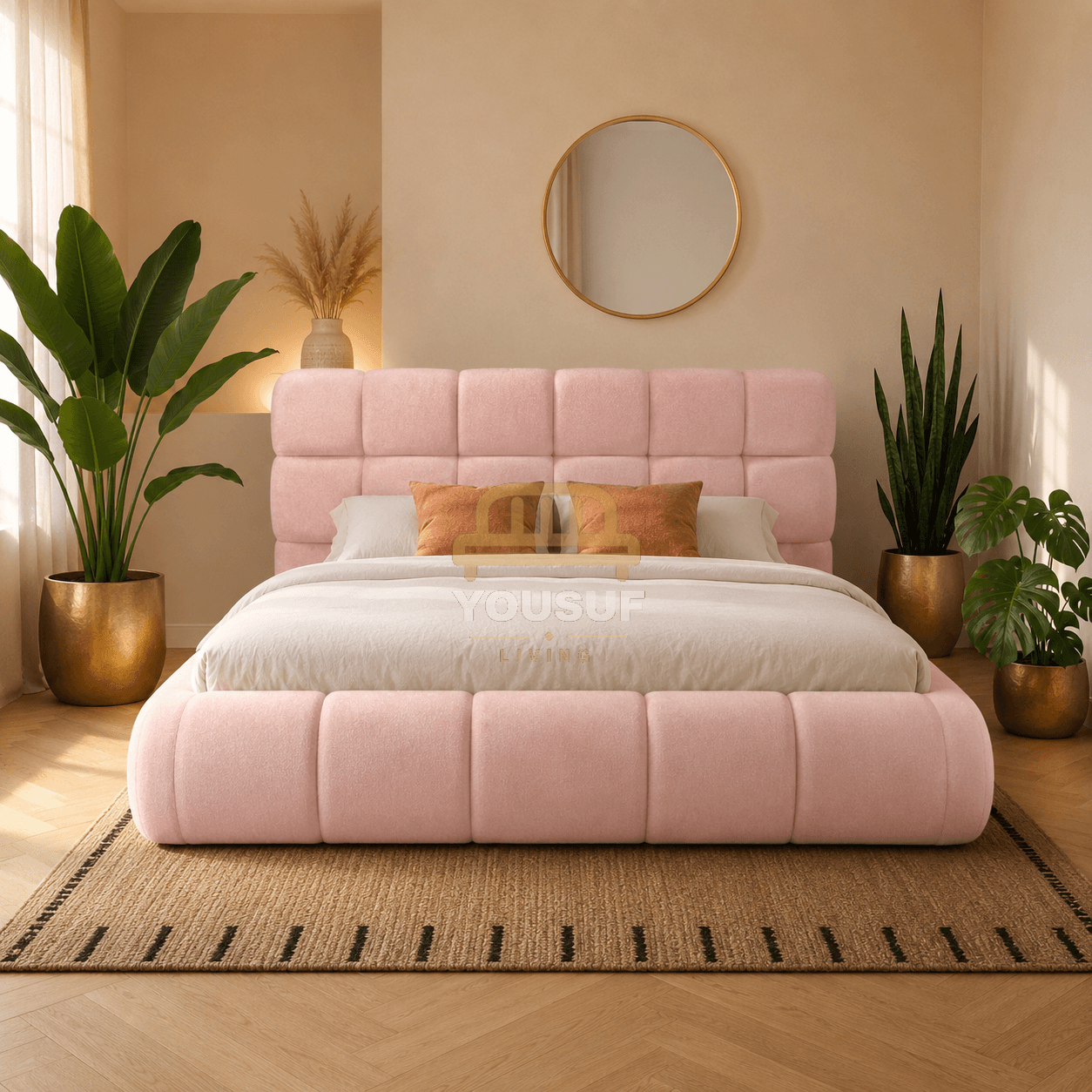 Harlow Tufted Bed