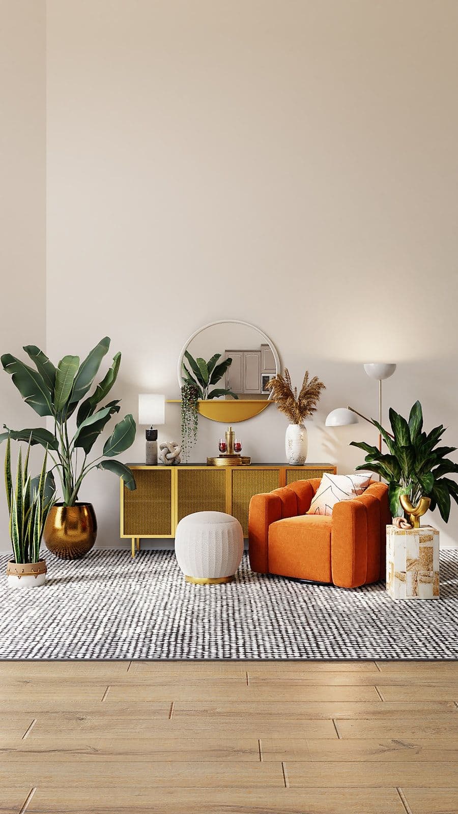 Dressing Table with Mirror