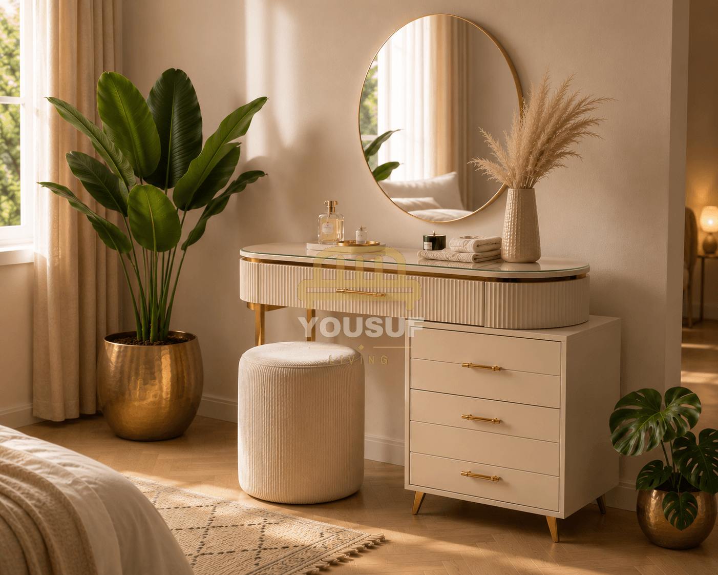 Oval Vanity
